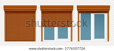 Image, Stock Photo Shop to shutters Window