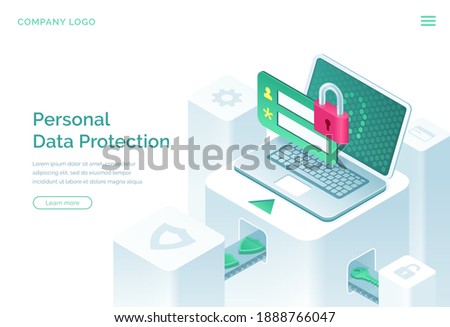 Similar – Image, Stock Photo Green privacy screen with patched area