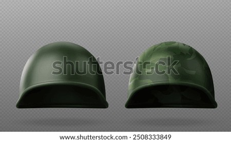 Soldier with helmet in hand