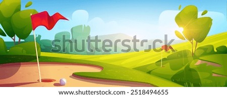 Similar – Image, Stock Photo Hill with grass near sea under cloudy sky