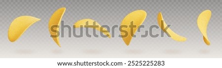 Similar – Image, Stock Photo Delicious potato chips in bowl