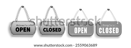 Similar – Image, Stock Photo Chain and bar as demarcation of a parking lot