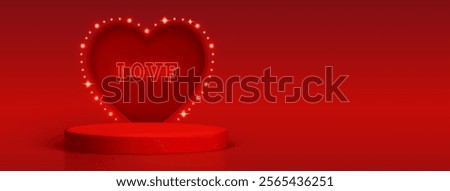 Image, Stock Photo Heart shape illuminated windows of a building as a gesture for people who support others like now in hard corona virus times symbolically.