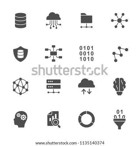 Big data icons