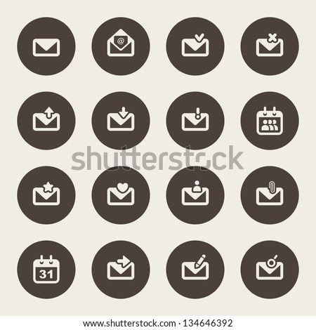 e-mail icons