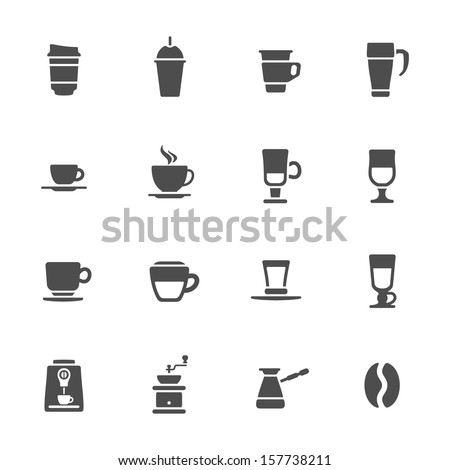 Coffee icons