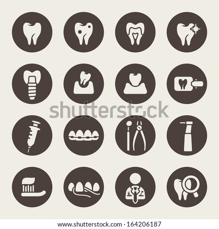 Dental theme icons