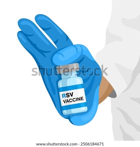 RSV, Respiratory syncytial virus vaccine vector illustration