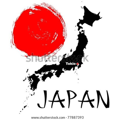 Japan theme illustration