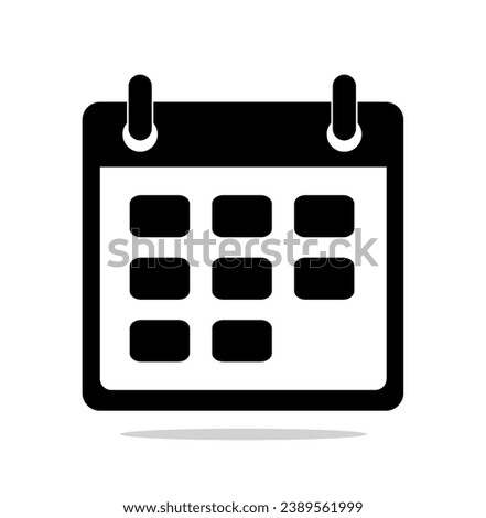 Calendar Sign VECTOR ILLUSTRATION, CALENDAR ICON ISOLATED, CALENDAR SYMBOL FOR WEB, SOCIAL MEDIA, Appointment, Time, Business, Plan and Designing, Calander sign, calender icon isolated