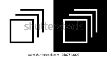 Multi files icon, multi files vector illustration, documents icon isolated, multi folder sign, Layers symbol isolated, multiple pages icon vector, multi page symbol isolated.