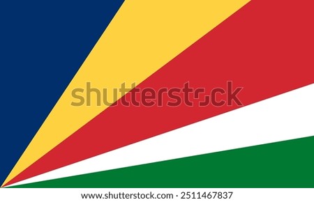 Seychelles flag national material design