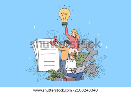 Similar – Image, Stock Photo a great team