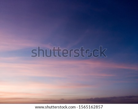 Natural colors Evening sky Shine new day for Heaven,The light from heaven from the sky is a mystery,In twilight golden atmosphere,Modern sheet structure design,