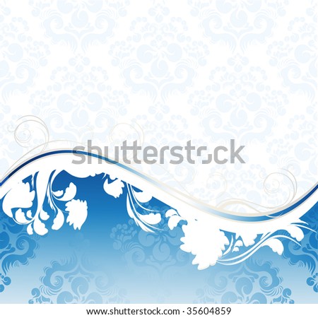 Floral Wave Stock Vector Illustration 35604859 : Shutterstock