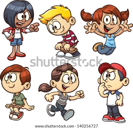 cartoon kids vector clip art illustration with simple gradients each on a separate layer - Cartoons Images For Kids cartoon kids vector clip art illustration with simple gradients each on a separate layer - Cartoons Images For Kids