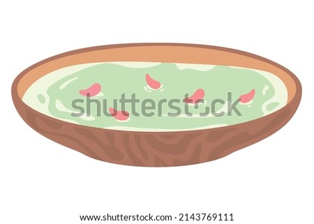 Similar – Image, Stock Photo Bowl with water for dogs and watering can on paving stones