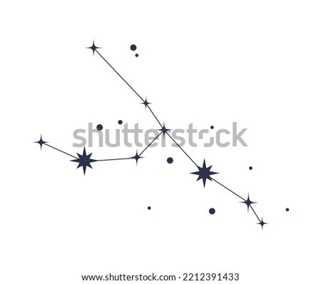 taurus constellation astrological isolated icon