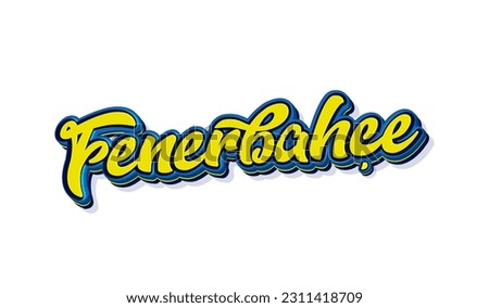 FENERBAHCE Istanbul Logo Emblem Vector Sticker
