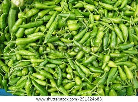 Green Chillies Pepper