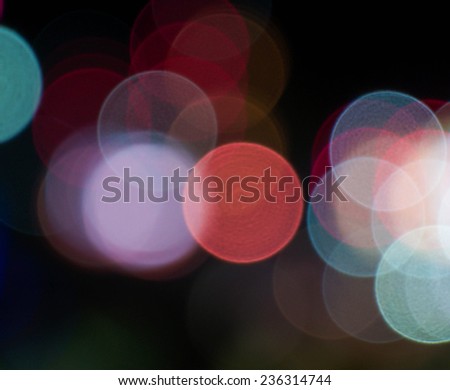 Colourful round bike in the dark for abstract background