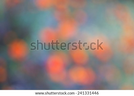 Defocused orange flowers for lively and happy background