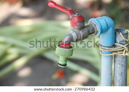 Fix a dipping faucet