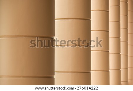 Roman pillars for architectural design background