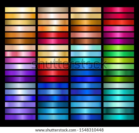 Metal Gradient Collection of Every Color Swatches