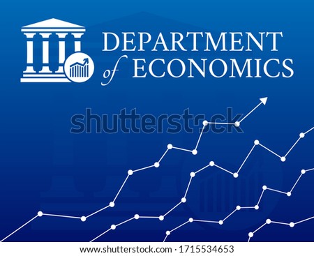 US Department of Economics Illustration Background 