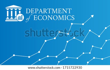 US Department of Economics Illustration Background 