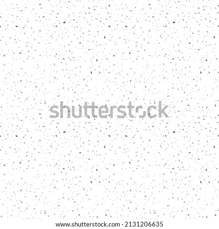 White Terrazzo Texture Seamless Pattern Design with Small Stones