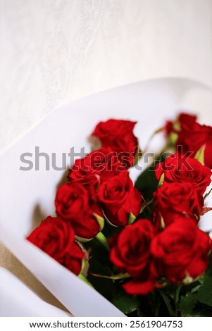 Similar – Image, Stock Photo Floral arrangments of tender ranunculus flowers