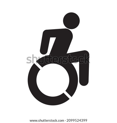 Accessible icon design vector Idea for print and web use.