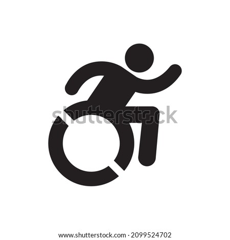 Accessible icon design vector Idea for print and web use.