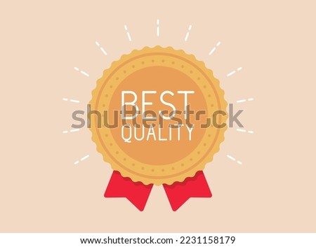 Best quality icon vector illustration award high quality