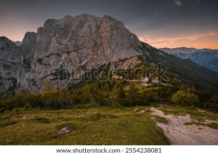 Similar – Foto Bild Sonnenaufgang im Triglav Nationalpark