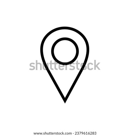 Map Pinpoint Icon, vector icon of simple forms of point of location. location icons. Modern map markers. Pointer, location icon. 