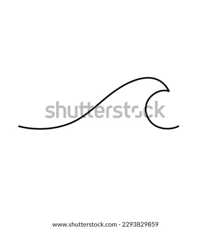 Wave Line Drawing | Free download on ClipArtMag