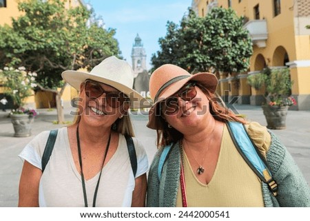 Similar – Foto Bild Center street Lima, Tourismus in den Straßen von Lima