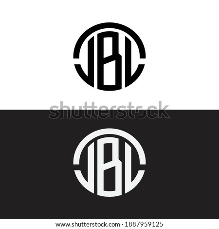 JBL Initial logo template vector design .