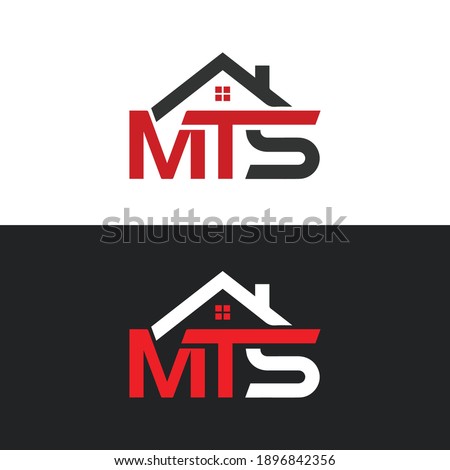 MTS Real Estate Logo Design Vector