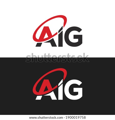 AIG Letter Logo Design Vector .