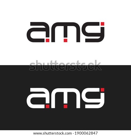 AMG Letter Logo Design Vector .