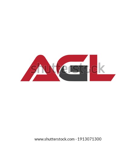 AGL Letter Logo Design Vector .