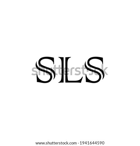 SLS Letter Logo Design Vector .