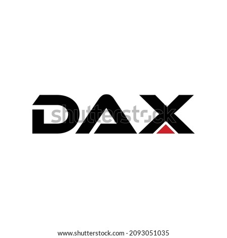 DAX monogram initial letters logo Design Vector