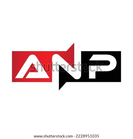 ANP Monogram Initial Letters Logo Design