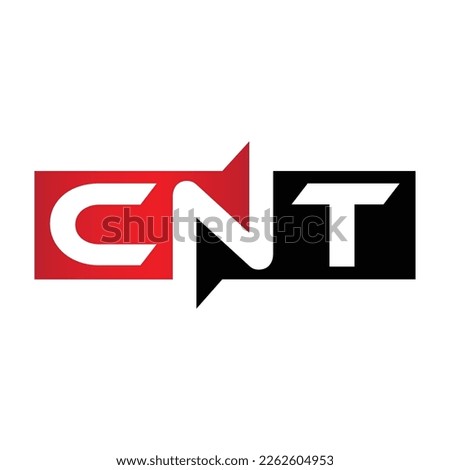 CNT Monogram Initial Letters Logo Design