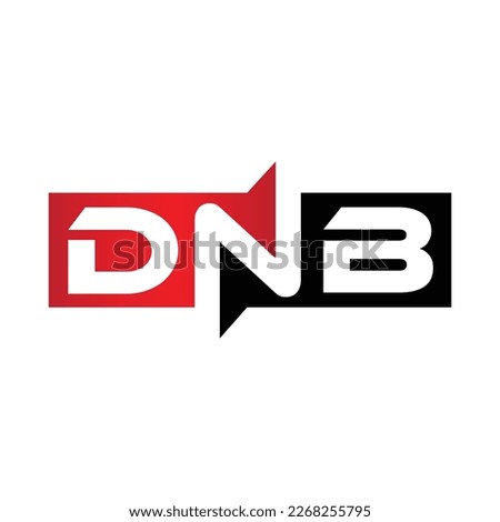 DNB Monogram Initial Letters Logo Design